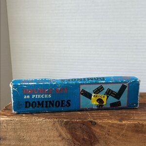 Dominoes vintage double six colored dots great for displaying or playing!